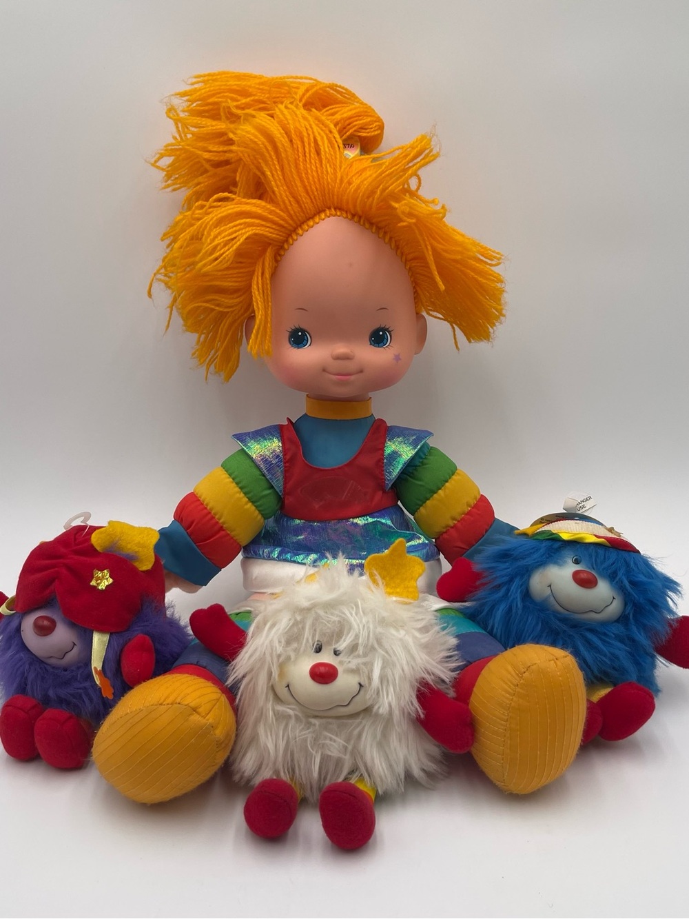 Vtg 80s Rainbow Brite Doll Champ Twink Hatful Hammy Sprite Lot Retro